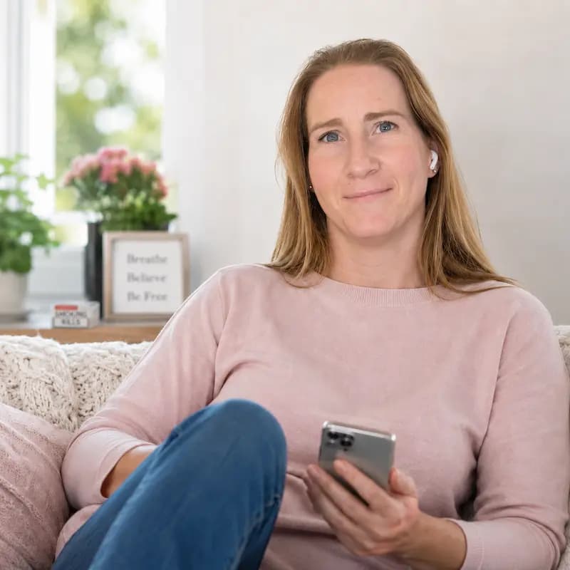 Thuissessie stoppen met roken